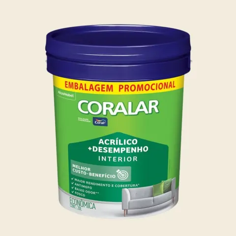Foto de Tinta acrílica 20l branco coralar